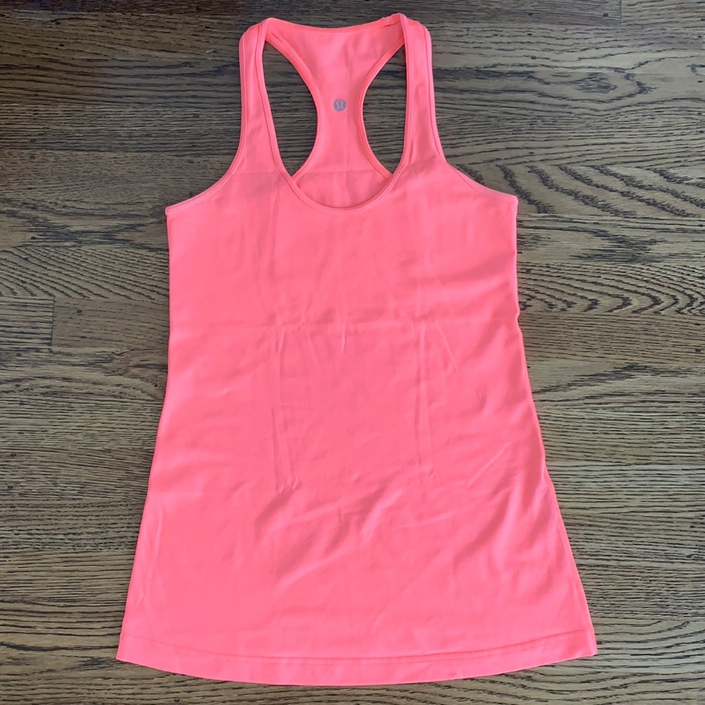 Lululemon cool racerback tank top - bright coral